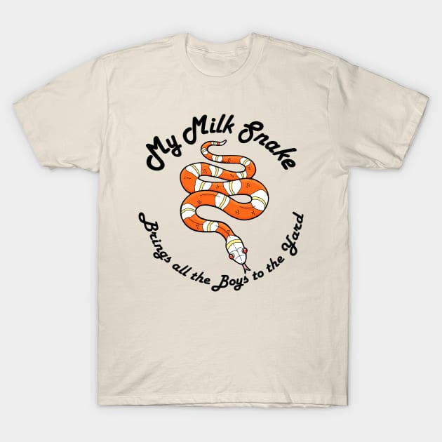 Milk Snake (albino) T-Shirt by HonuHoney